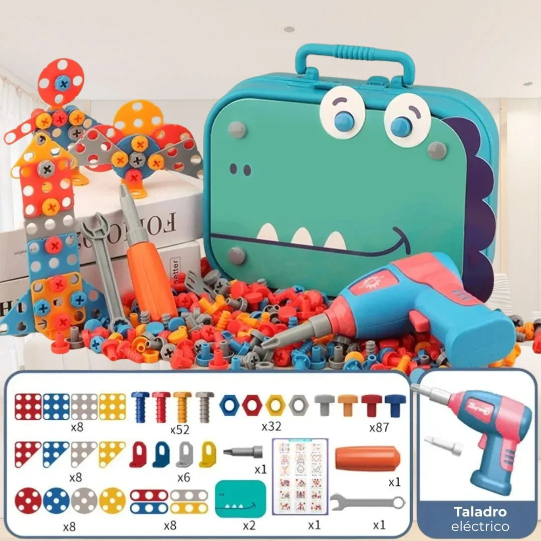 Dino-Builder™ Juego de Construcción y Ensamble para Niños