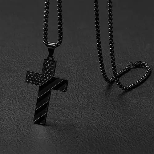 DarkFaith™ Collar Cruz de Protección