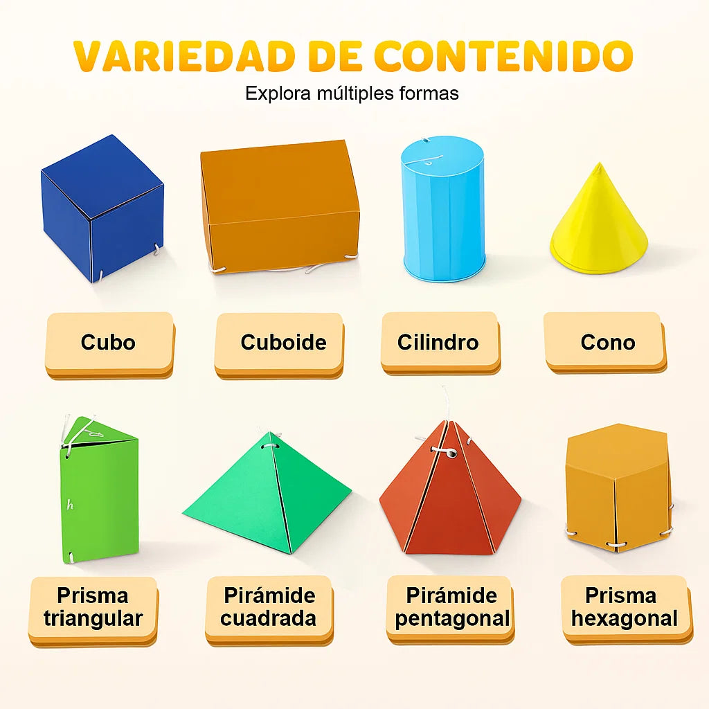 Cubika™ Libro Interactivo de Geometría en 3D (OFERTA X 2 unidades)