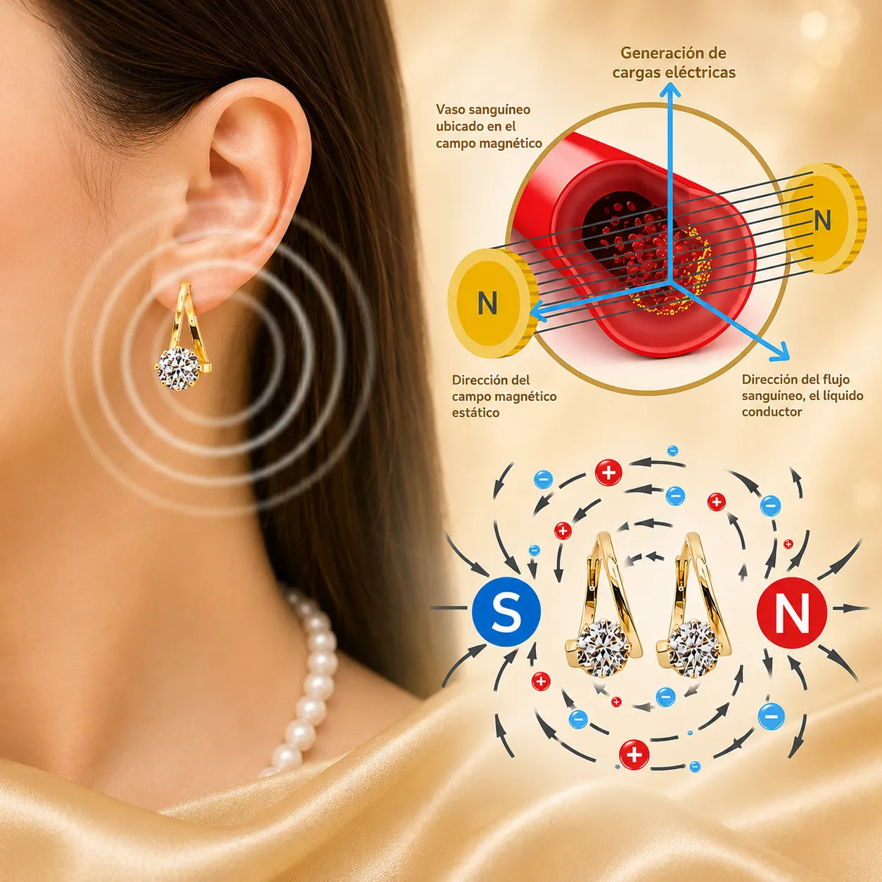 GermanioTherapy™ Pendientes Terapéuticos con Germanio