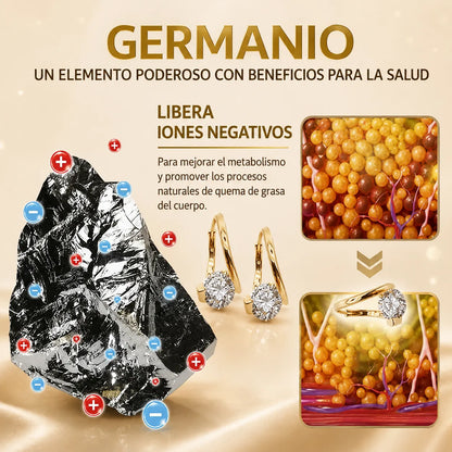 GermanioTherapy™ Pendientes Terapéuticos con Germanio
