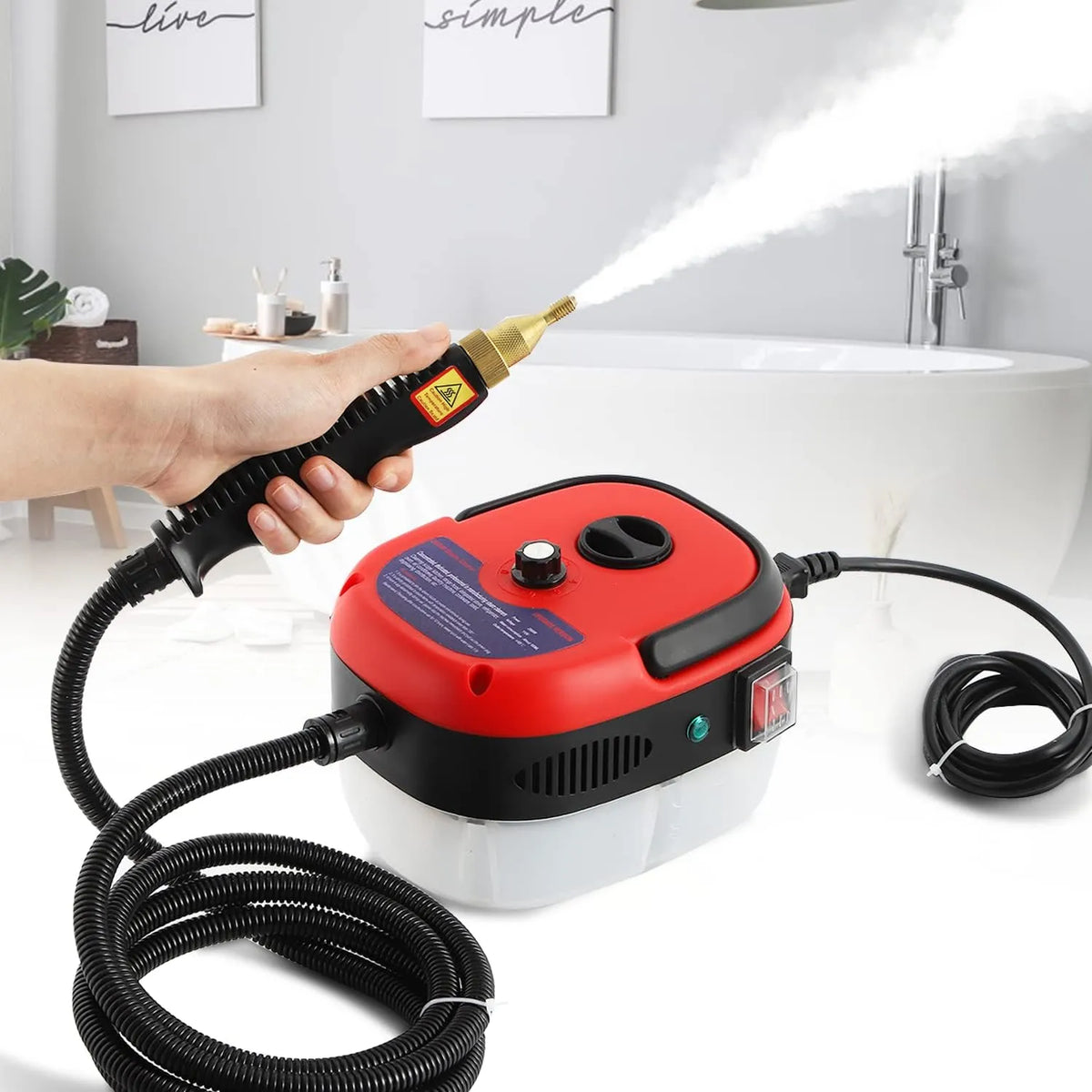 Limpiador de Vapor Portátil para carros