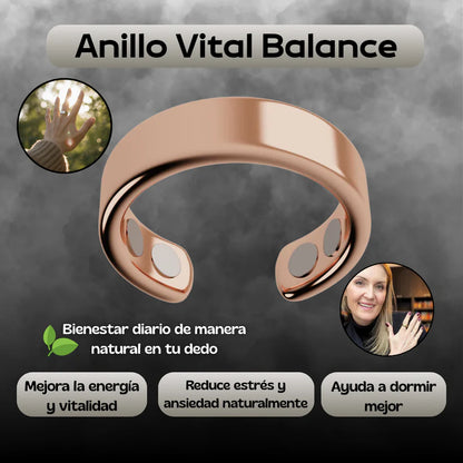Vital Balance Anillo Magnetico de Cobre