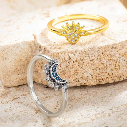 EclipRing™ Anillo Duo Sol Y Luna Par de Anillos