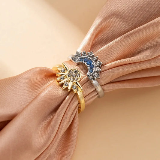 EclipRing™ Anillo Duo Sol Y Luna Par de Anillos