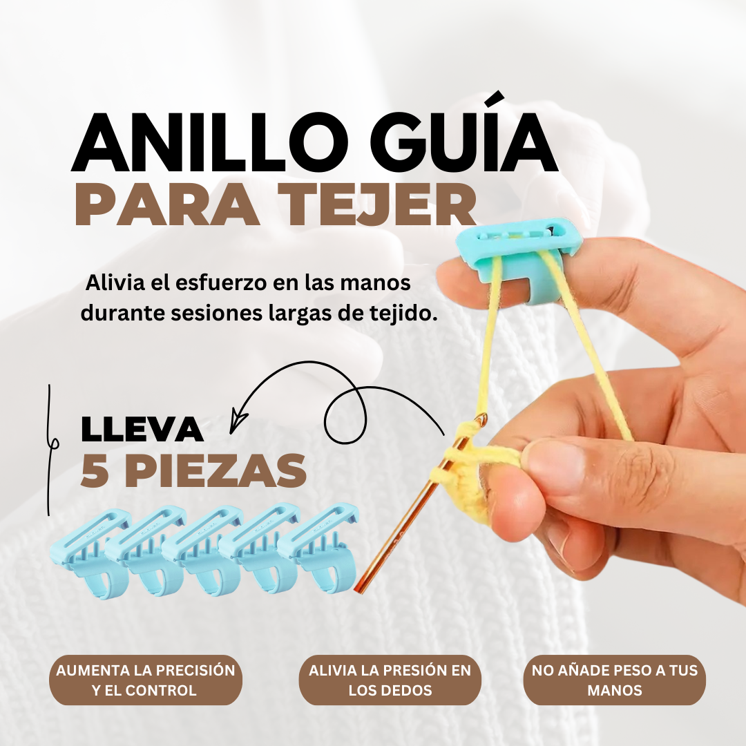 Anillo guía para tejer PAQUETE