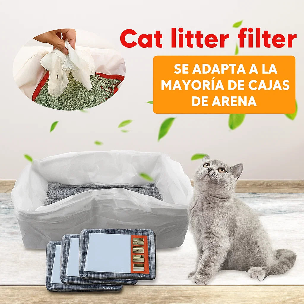 CatClean™ Filtro Reutilizable para Arenero