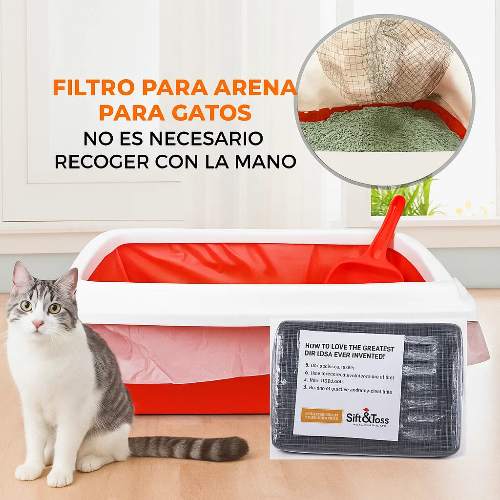 CatClean™ Filtro Reutilizable para Arenero
