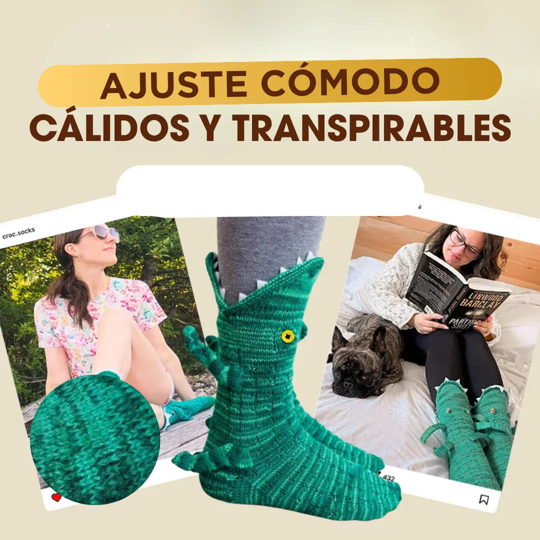 BeastieToes™ Calcetines de animales tejidos en 3D