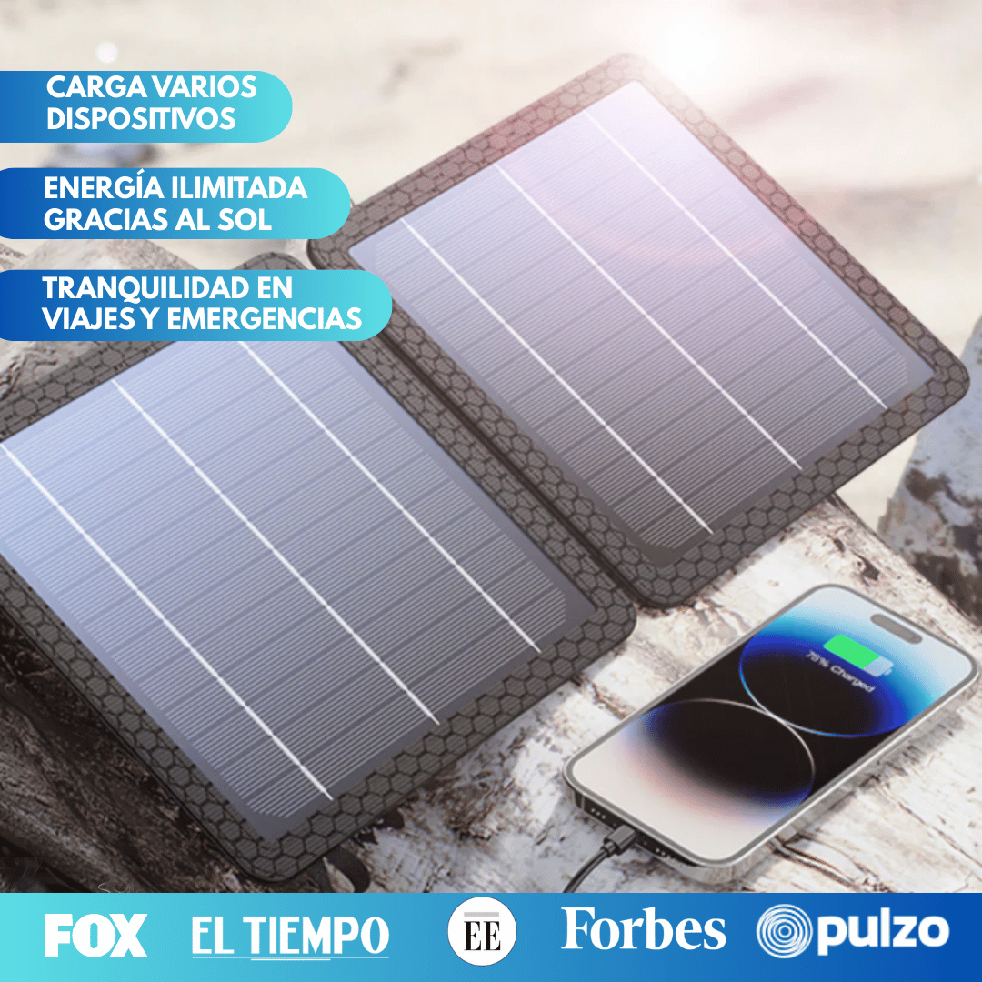 Charge Max™ Cargador Solar Portátil