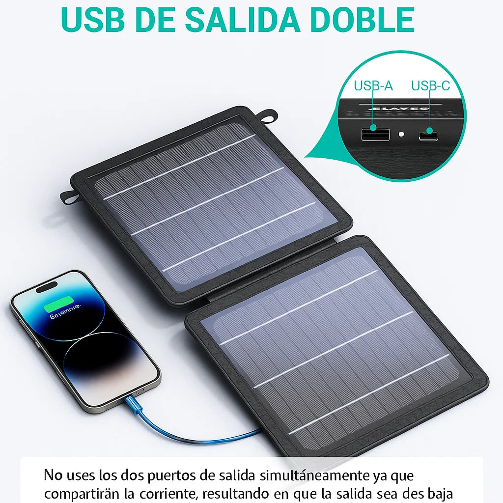 Charge Max™ Cargador Solar Portátil