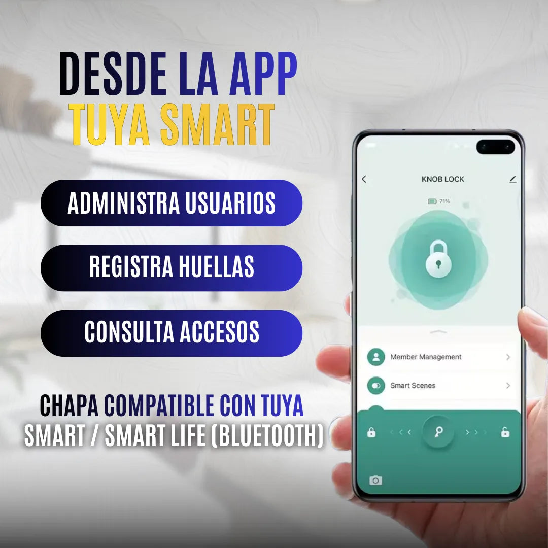 DigitLock™ Cerradura de puerta Biométrica