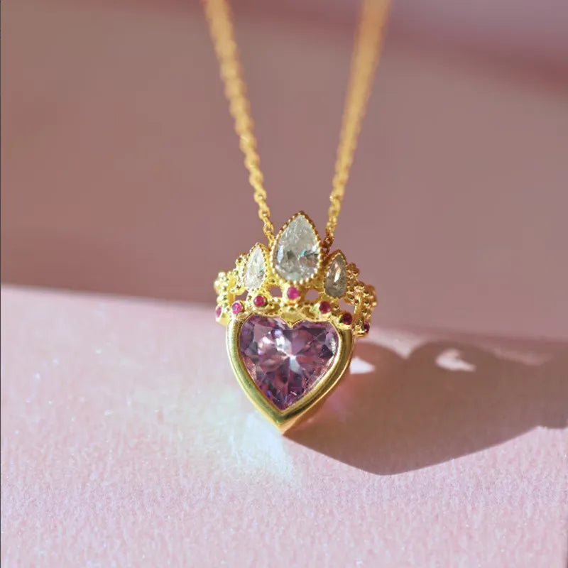 Collar Princesa Rapunzel + Tarjeta y Caja de Regalo