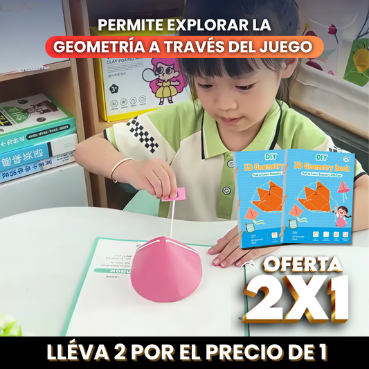 Cubika™ Libro Interactivo de Geometría en 3D (OFERTA X 2 unidades)