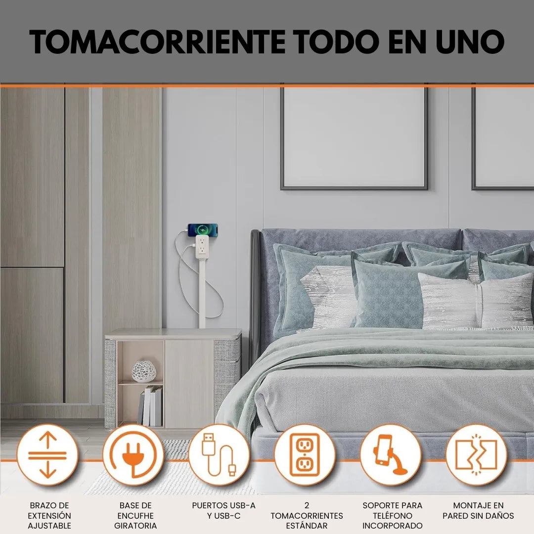 FlexiCharge™ Extensor Multi Toma Corriente