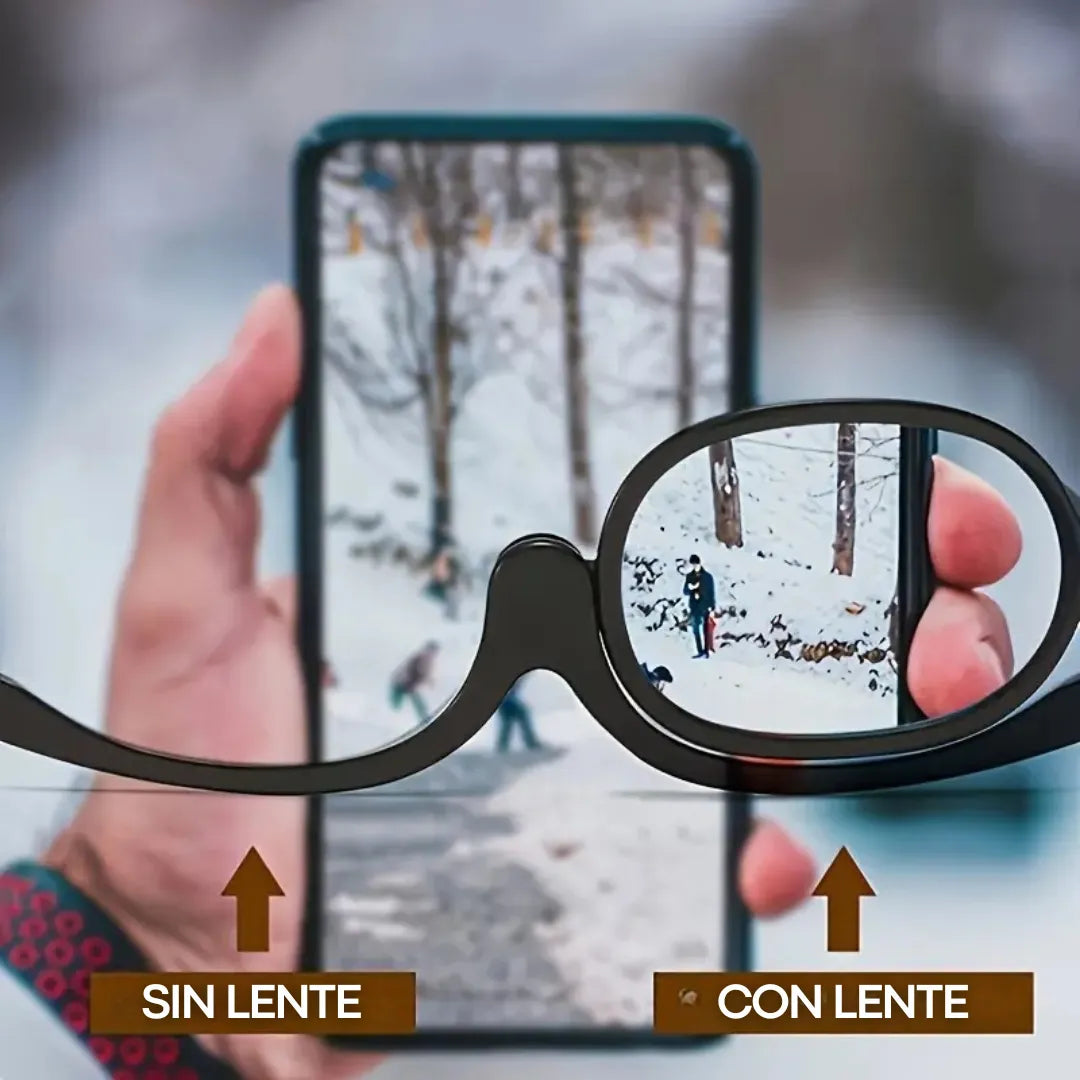 FocusGlide™ - Gafas de maquillaje con lente giratorio