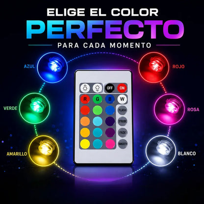🐠AquaGlow Pro™ Foco LED RGB Sumergible para Acuarios🌈✨