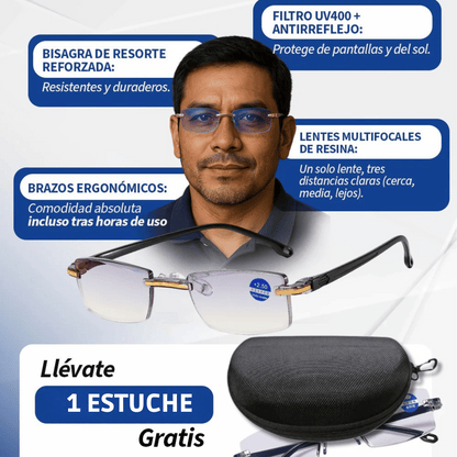 Lentes de Lectura Multifocales + Estuche