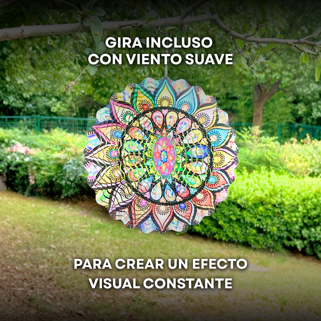 AuraSpin™ Molinillo de Viento Colgante 3D