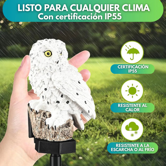 OwlGlow - Lámpara decorativa con forma de búho  (2 unidades)