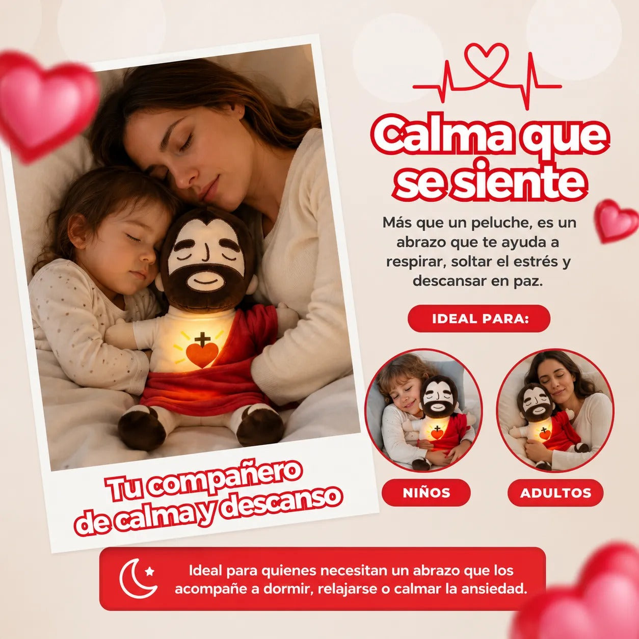 Jesús respiratorio Peluche