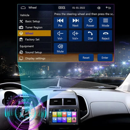 Autoestéreo Radio con Pantalla Bluetooth