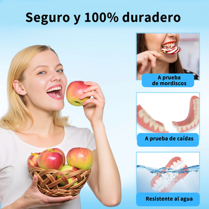 Sonrisa perfecta™ Prótesis de Silicona superior
