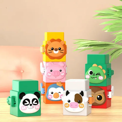 ZooTowers™ Animales apilables  (Juego de 12 bloques)