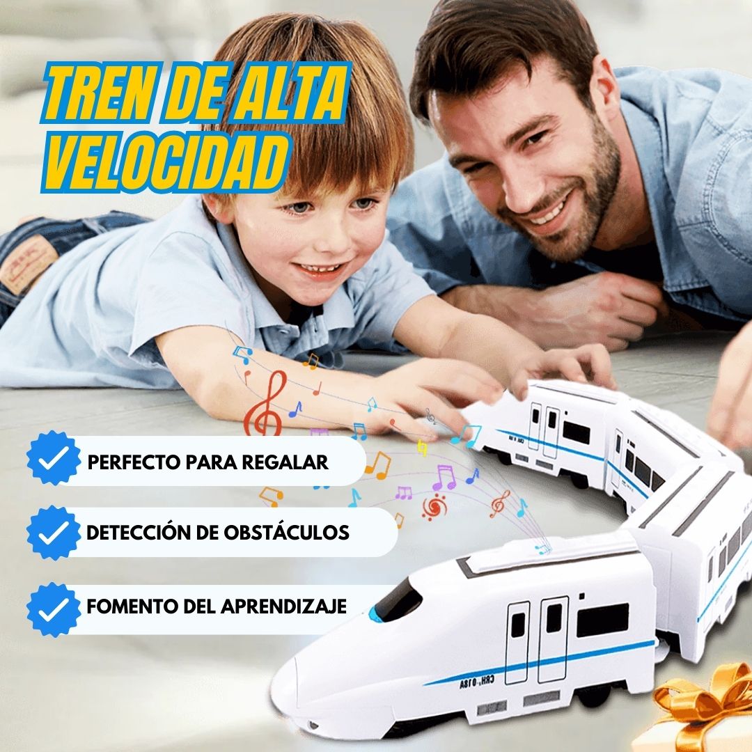 Tren Eléctrico Interactivo 4 Vagones UPSELL