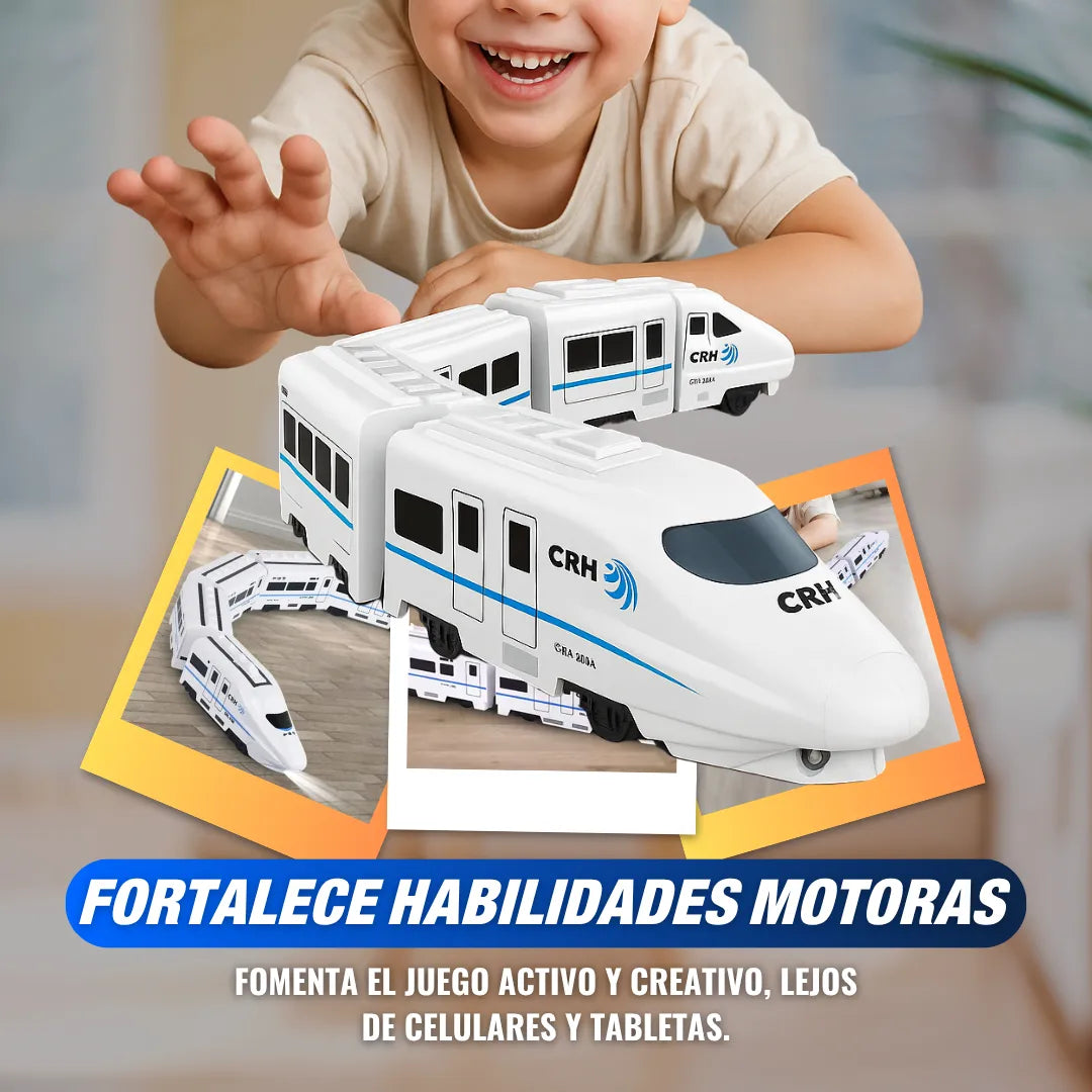 Tren Eléctrico Interactivo 4 Vagones UPSELL