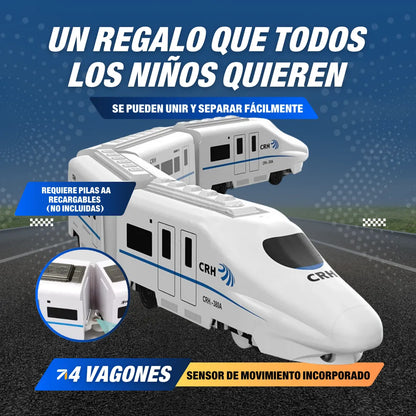Tren Eléctrico Interactivo 4 Vagones UPSELL