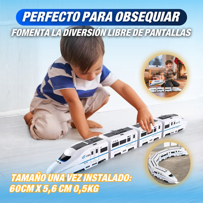 Tren Eléctrico Interactivo 4 Vagones UPSELL