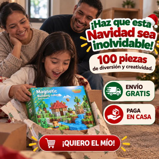 PixelsMind™  Bloques de Píxeles Magnéticos 🎄