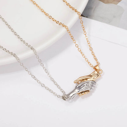 Par Collares Manos de amor