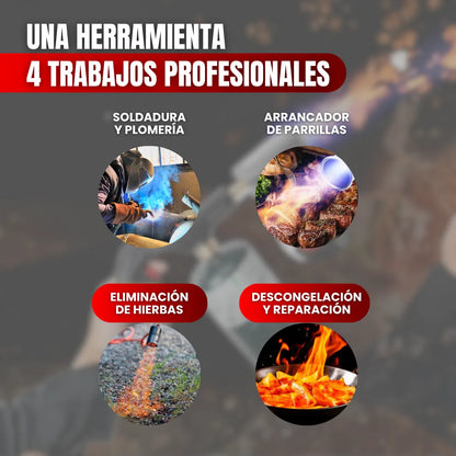 Firedfixed ™ Soplete de Propano Potente