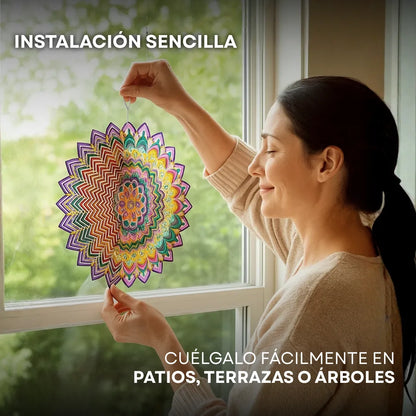 AuraSpin™ Molinillo de Viento Colgante 3D