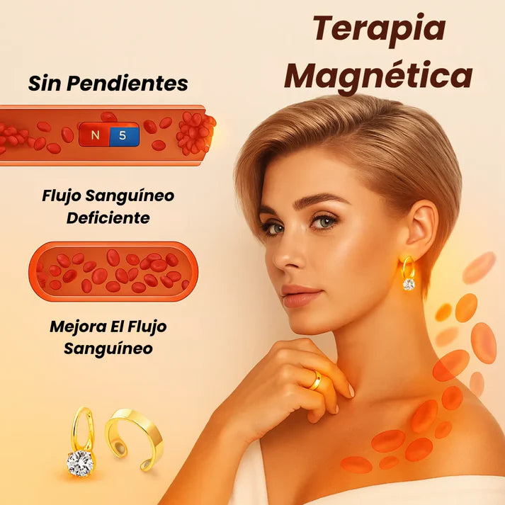 Par Pendientes de germanio con terapia magnética UPSELL