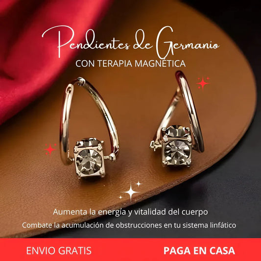Par Pendientes de germanio con terapia magnética (descuento por tiempo limitado)