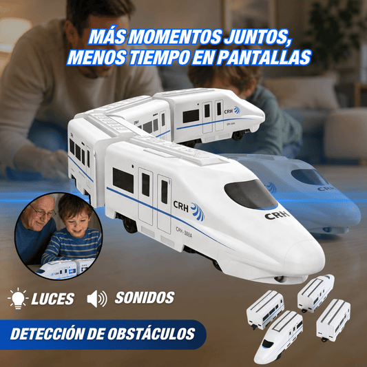Tren Eléctrico-Interactivo 4 Vagones