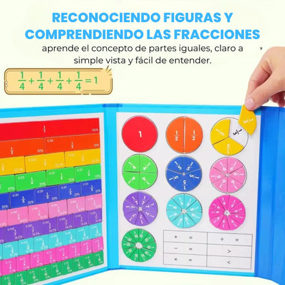 FractionLab™ Libro de fracciones magnéticas