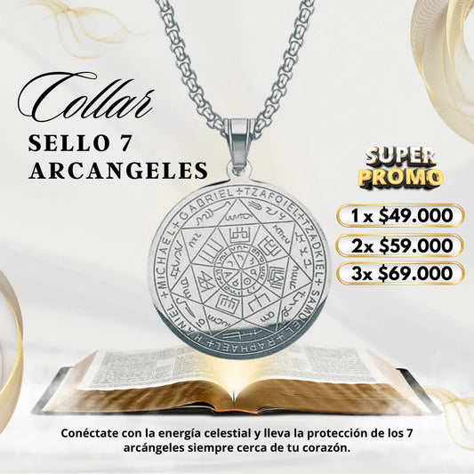 Colgante de Protección de los 7 Arcángeles